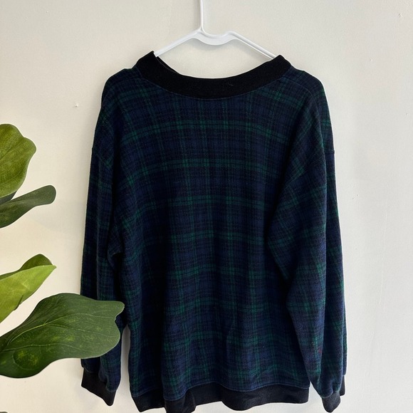 Vintage eccobay plaid pullover - Picture 4 of 6